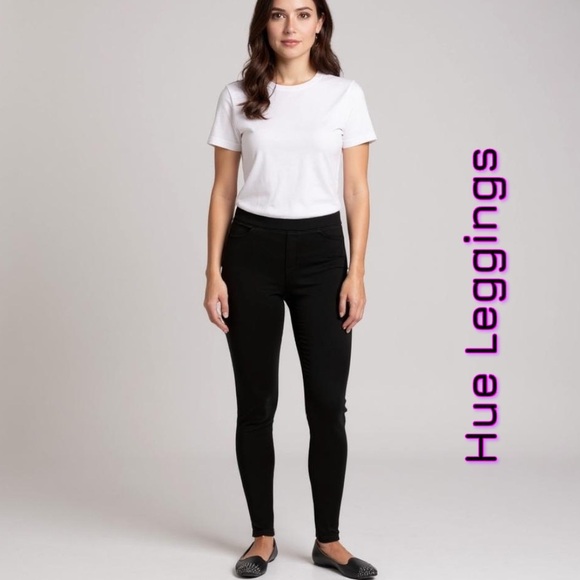 HUE ponte leggings NWT - Picture 7 of 7
